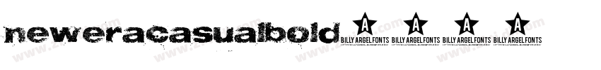 neweracasualbold字体转换
