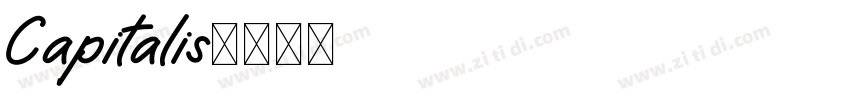 Capitalis字体转换
