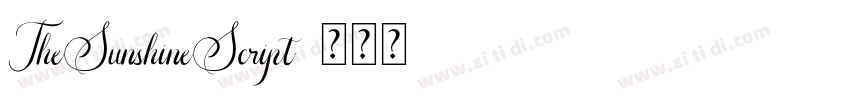 TheSunshineScript字体转换