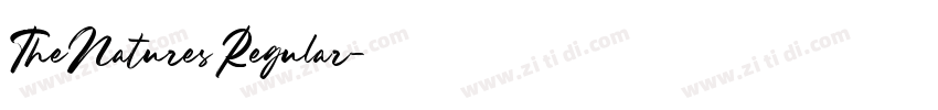 TheNaturesRegular字体转换