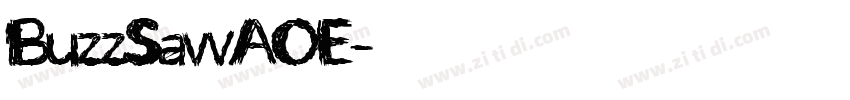 BuzzSawAOE字体转换