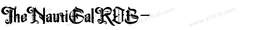TheNautiGalROB字体转换
