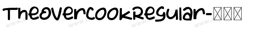 TheOvercookRegular字体转换