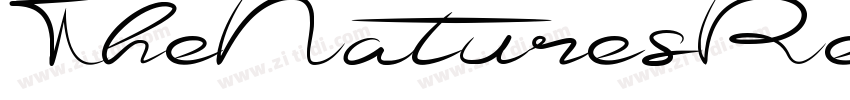 TheNaturesRegular字体转换