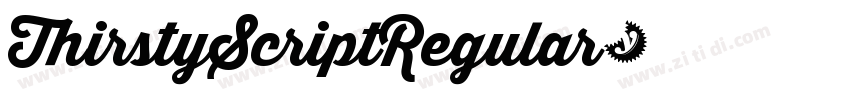 ThirstyScriptRegular字体转换 ThirstyScriptRegular字体转换