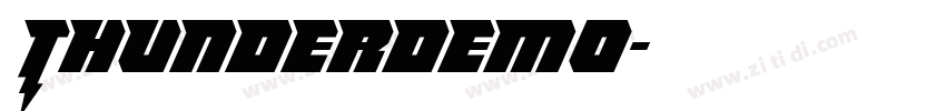 ThunderDemo字体转换