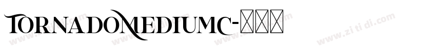 TornadoMediumC字体转换