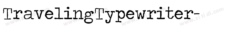TravelingTypewriter字体转换