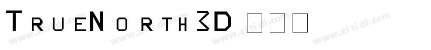 TrueNorth3D字体转换