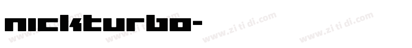 nickturbo字体转换