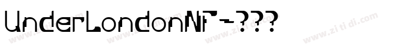 UnderLondonNF字体转换