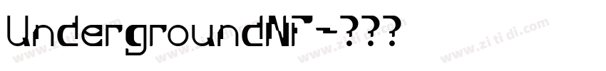 UndergroundNF字体转换