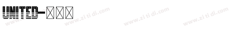 United字体转换