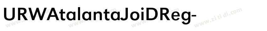 URWAtalantaJoiDReg字体转换