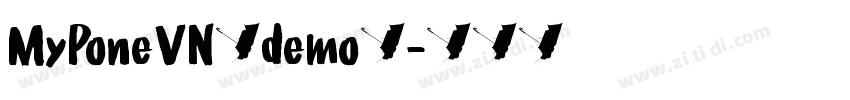 MyPoneVN（demo）字体转换