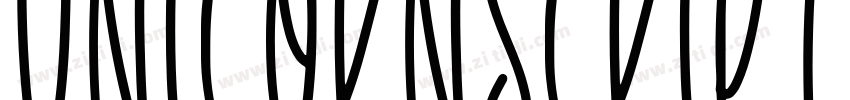 UnicornScriptSSK字体转换