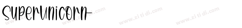 SuperUnicorn字体转换
