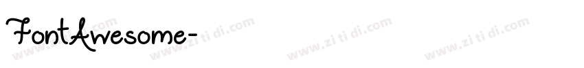 FontAwesome字体转换
