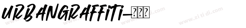 UrbanGraffiti字体转换