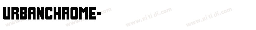 Urbanchrome字体转换