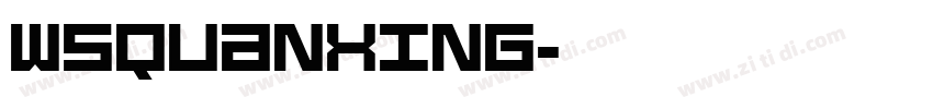 WSQuanXing字体转换
