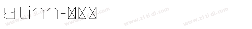 altinn字体转换