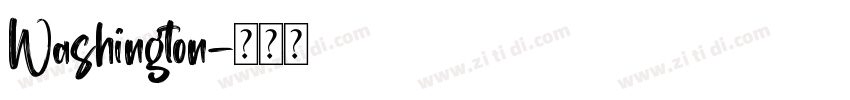 Washington字体转换