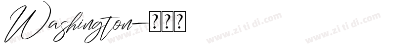 Washington字体转换