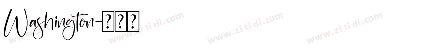 Washington字体转换