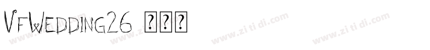 VfWedding26字体转换