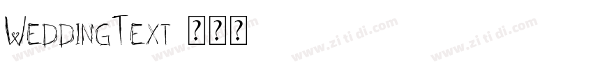 WeddingText字体转换
