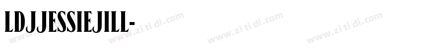 LDJJessieJill字体转换