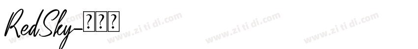 RedSky字体转换