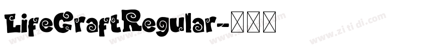 LifeCraftRegular字体转换