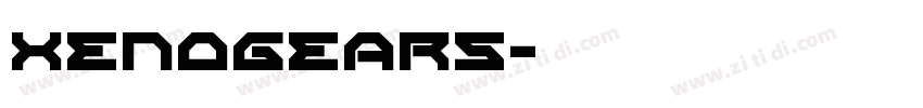 Xenogears字体转换