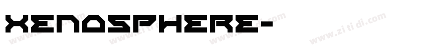 xenosphere字体转换