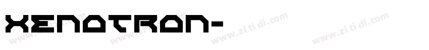 xenotron字体转换
