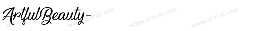 ArtfulBeauty字体转换