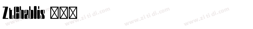 ZtChablis字体转换