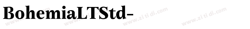 BohemiaLTStd字体转换