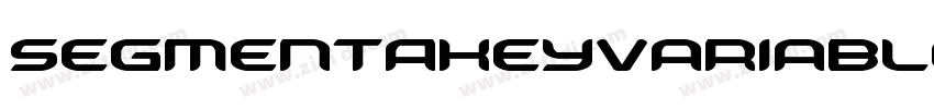 SegmentAKeyVariable字体转换