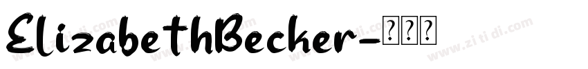 ElizabethBecker字体转换