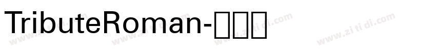 TributeRoman字体转换