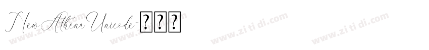 NewAthenaUnicode字体转换
