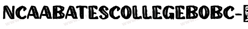 NCAABatesCollegeBobc字体转换