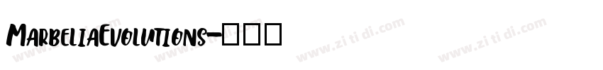 MarbeliaEvolutions字体转换