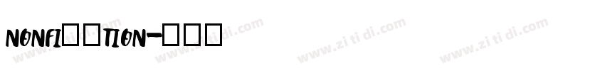 nonfi插羽tion字体转换