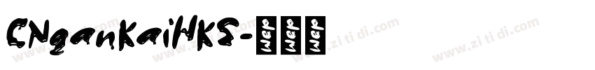 CNganKaiHKS字体转换