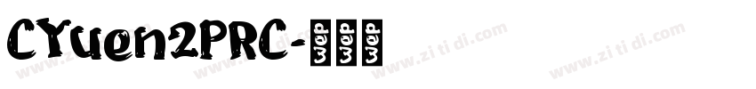 CYuen2PRC字体转换