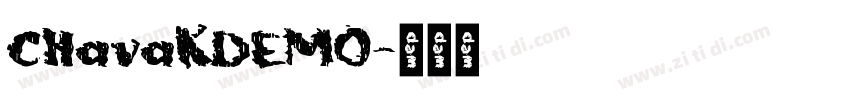 CHavaKDEMO字体转换